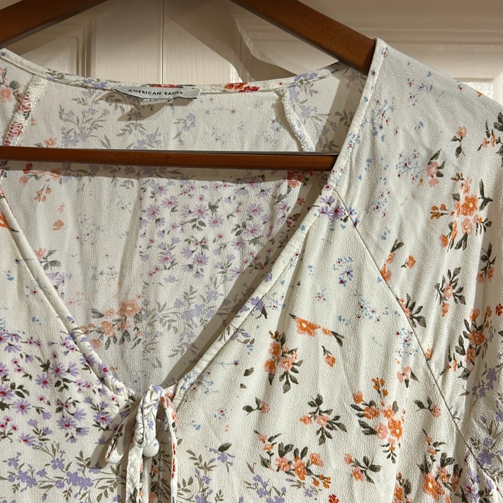 AE Boho Baby Doll Floral Dress - Picture 11 of 12
